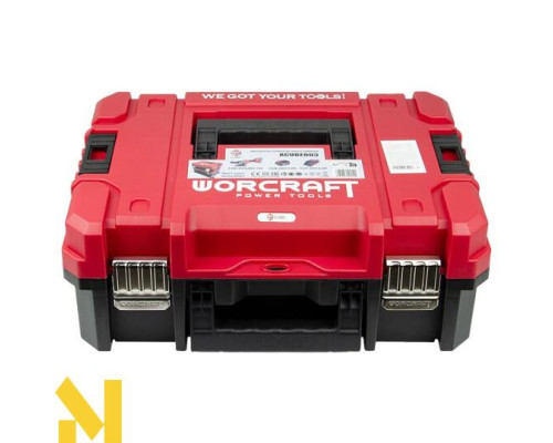 Болгарка (кутова шліфмашина) акумуляторна Worcraft CAGS-20LiBS-125 + АКБ CLB-20V-4.0H 2 шт + ЗП CLC-20V-2.4HB + Кейс XCUBE003