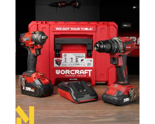 Набір інструментів акумуляторних Worcraft XCUBE031