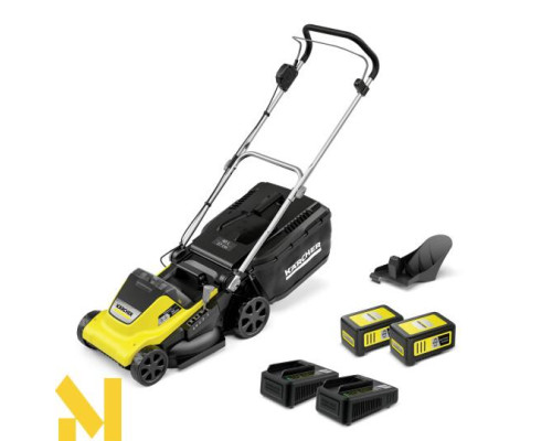 Газонокосарка акумуляторна Karcher LMO 4-18 Dual Battery Set