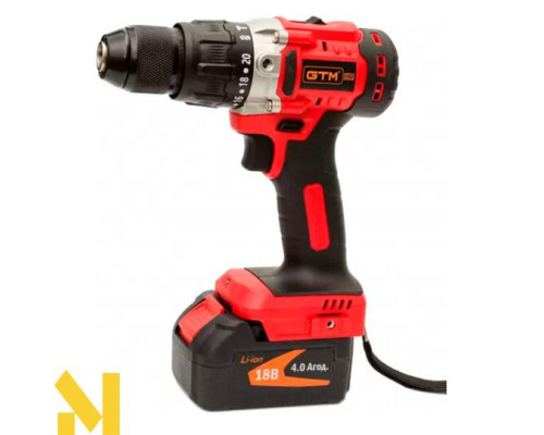 Шуруповерт акумуляторний GTM DSI18/80BL (без АКБ та ЗП)