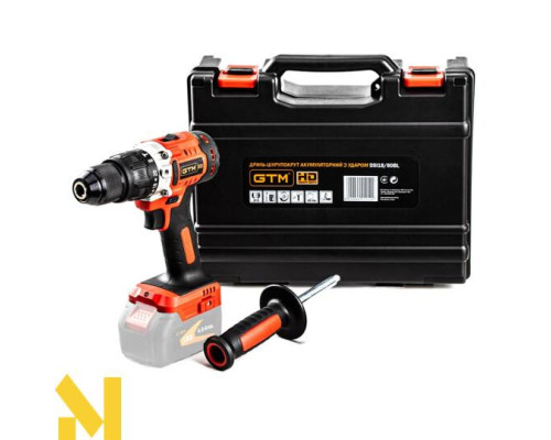 Шуруповерт акумуляторний GTM DSI18/80BL (без АКБ та ЗП)