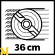 Газонокосарка акумуляторна Einhell GE-CM 36/36 Li 2x4.0Ah
