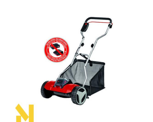 Газонокосарка акумуляторна/механічна Einhell GE-HM 18/38 Li-Solo (без АКБ та ЗП)