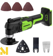 Багатофункціональний інструмент (реноватор) акумуляторний Greenworks G24MT (без АКБ та ЗП)