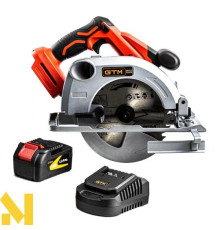 Пила дискова акумуляторна GTM CS18/165BL