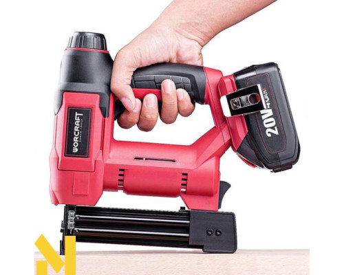 Цвяхозабивач комбінований акумуляторний Worcraft CNS-S20Li з АКБ (4А) і ЗП