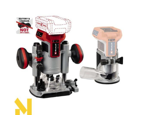 Фрезер звичайний та Фрезер окантовочний акумуляторний Einhell TP-RO 18 Set Li BL - Solo (без АКБ та ЗП)