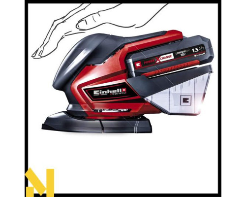 Шліфмашина дельтоподібна Einhell TE-OS 18/150 Li Solo (без АКБ та ЗП)