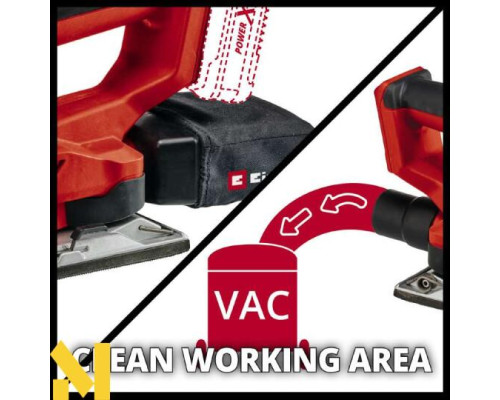 Шліфмашина вібраційна Einhell TE-OS 18/230 Li Solo (без АКБ та ЗП)