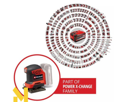 Шліфувальна ексцентрикова акумуляторна Einhell TE-OS 18/113 LI — SOLO (без АКБ та ЗП)