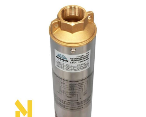 Насос занурювальний свердловинний відцентровий Vitals aqua 3.5 DC 1542-0.65 r