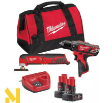Набір інструментів акумуляторних Milwaukee M12 ВPP2D-402B