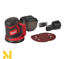 Шліфмашина ексцентрикова акумуляторна Milwaukee M18 BOS125-0 (без АКБ та ЗП)