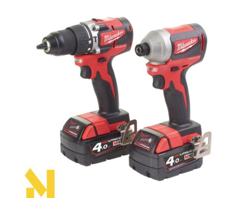 Набір інструментів акумуляторних Milwaukee M18 CBLPP2A-402C
