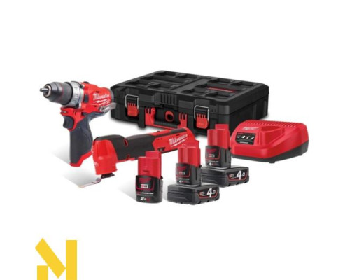 Набір інструментів акумуляторних Milwaukee M12 FPP2AX-423P