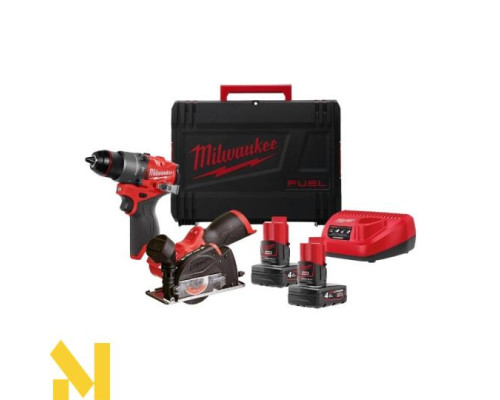 Набір інструментів акумуляторних Milwaukee M12FPP2G2-402X