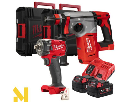 Набір інструментів акумуляторних Milwaukee M18 FPP2AJ2-502X