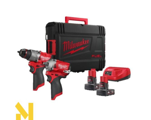 Набір інструментів акумуляторних Milwaukee M12 FPP2H2-402X