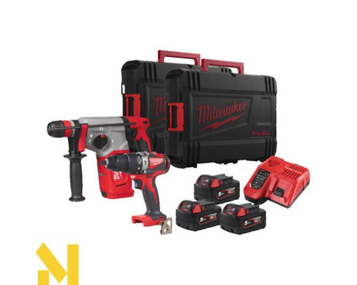 Набір інструментів акумуляторних Milwaukee M18 BLPP2E-503X