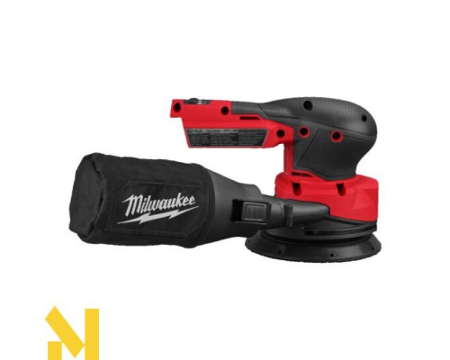 Шліфмашина ексцентрикова акумуляторна Milwaukee M18 FROS125-502X