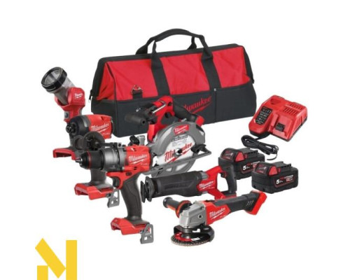 Набір інструментів акумуляторних Milwaukee M18 FPP6G3-502B