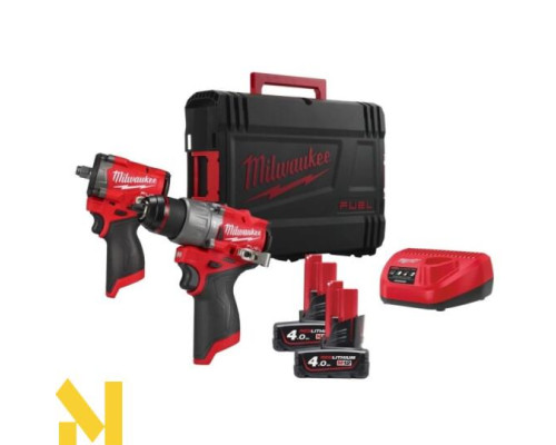Набір інструментів акумуляторних Milwaukee M12 FPP2X2-402X