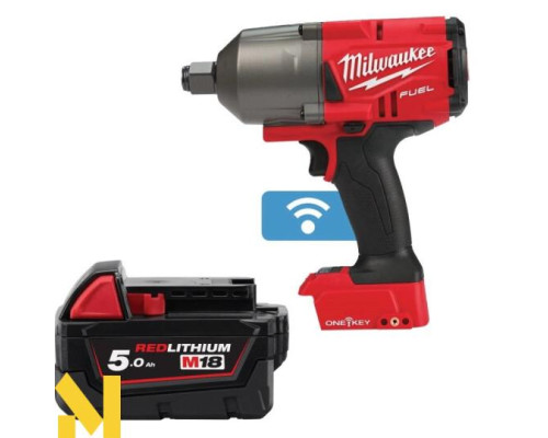 Гайковерт акумуляторний MILWAUKEE 3/4" M18 ONEFHIWF34-0 + акумулятор M18 B5 (без ЗП)