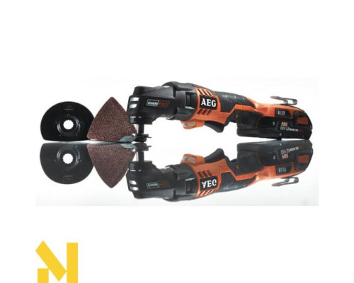 Багатофункціональний інструмент (реноватор) акумуляторний AEG OMNI18CLi-202BKIT1X