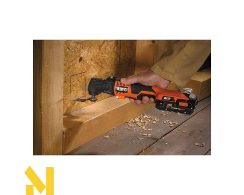 Багатофункціональний інструмент (реноватор) акумуляторний AEG OMNI18CLi-202BKIT1X