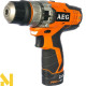 Дриль-шуруповерт акумуляторний AEG BSB12C2LI-KIT2B з набором біт