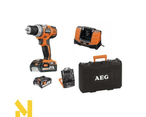 Дриль-шуруповерт акумуляторний AEG BS18C2LI-202CSET