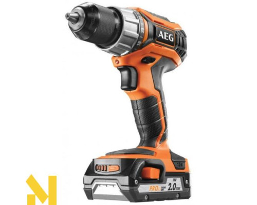 Дриль-шуруповерт акумуляторний AEG BS18C2LI-202CSET