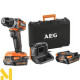 Дриль-шуруповерт акумуляторний AEG BS18SBL-202C