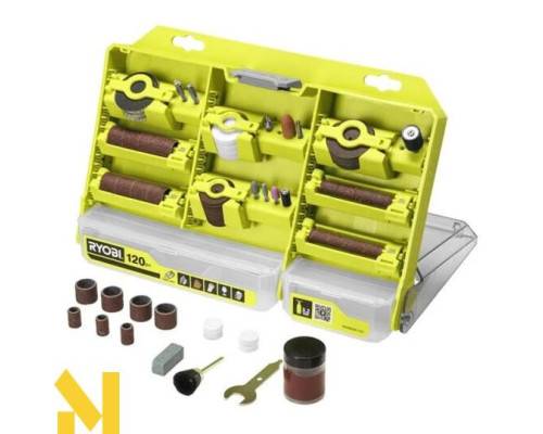 Набір насадок для гравера Ryobi RAR800K-120, 120 шт