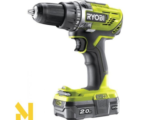 Дриль-шуруповерт акумуляторний Ryobi R18DD3-120S