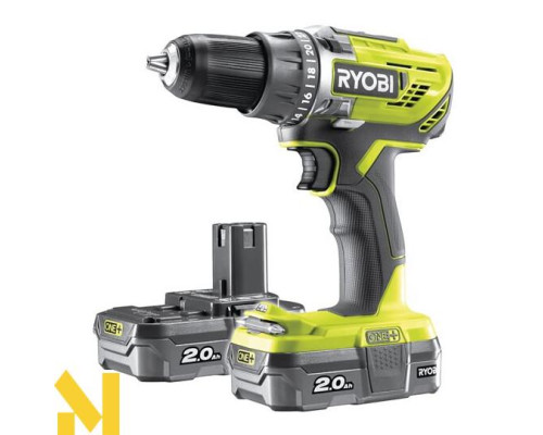 Дриль-шуруповерт акумуляторний Ryobi R18DD3-220S ONE+