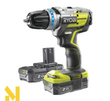 Дриль-шуруповерт акумуляторний RYOBI ONE+ R18PDBL-220S