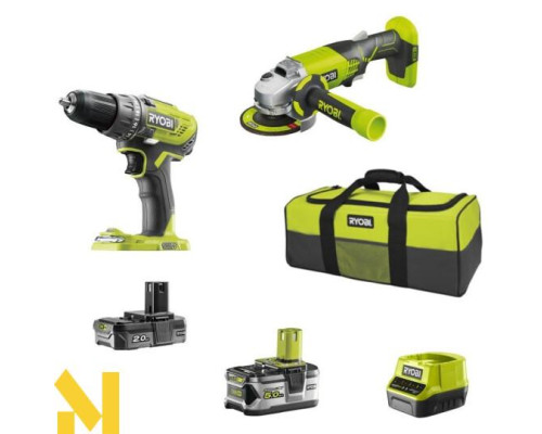 Набір інструментів акумуляторних Ryobi R18DDAG-252S One+