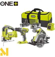 Набір інструментів акумуляторних Ryobi ONE+ R18DDJSCSP-242S