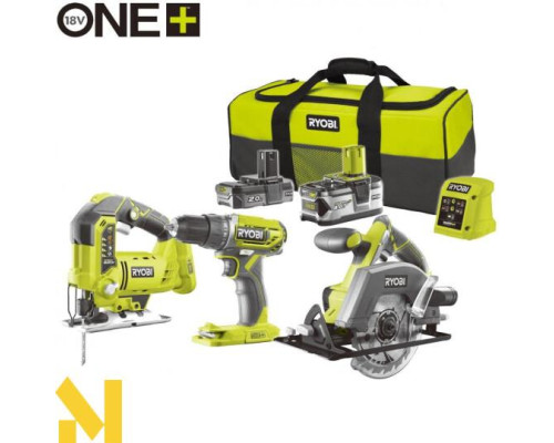 Набір інструментів акумуляторних Ryobi ONE+ R18DDJSCSP-242S