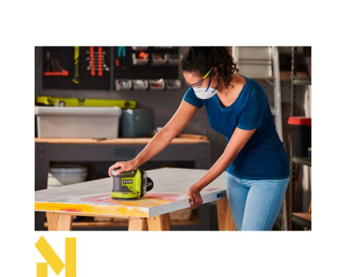 Шліфмашина ексцентрикова акумуляторна Ryobi ONE+ RROS18-0 (без АКБ та ЗП)