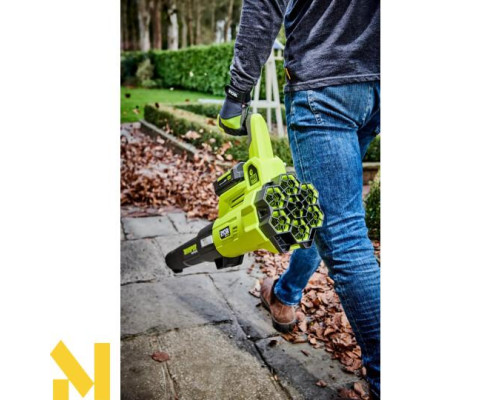 Повітродувка садова акумуляторна Ryobi Max Power RY36BLXA-140P