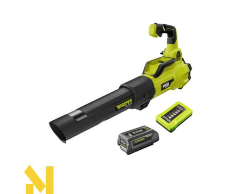 Повітродувка садова акумуляторна Ryobi Max Power RY36BLXA-140P