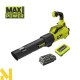 Повітродувка садова акумуляторна Ryobi Max Power RY36BLXA-140P