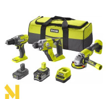 Набір інструментів акумуляторних RYOBI ONE+ RCK183C-242S