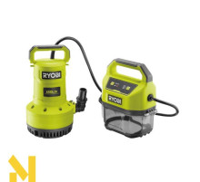 Насос занурювальний акумуляторний Ryobi RY18SPA-0 (без АКБ та ЗП)