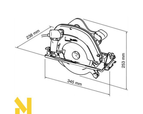 Дискова пила Makita 5704R