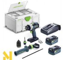 Дриль-шуруповерт акумуляторний Festool QUADRIVE TDC 18/4 5,2/5,2 I-Set