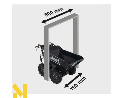 Міні-самоскид Scheppach RD300-BE