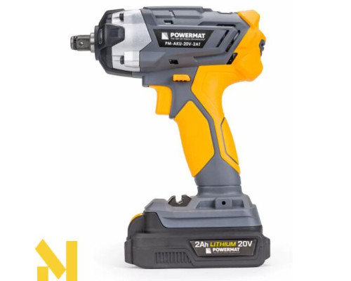 Гайковерт акумуляторний Powermat PM-AKU-20V-2AT